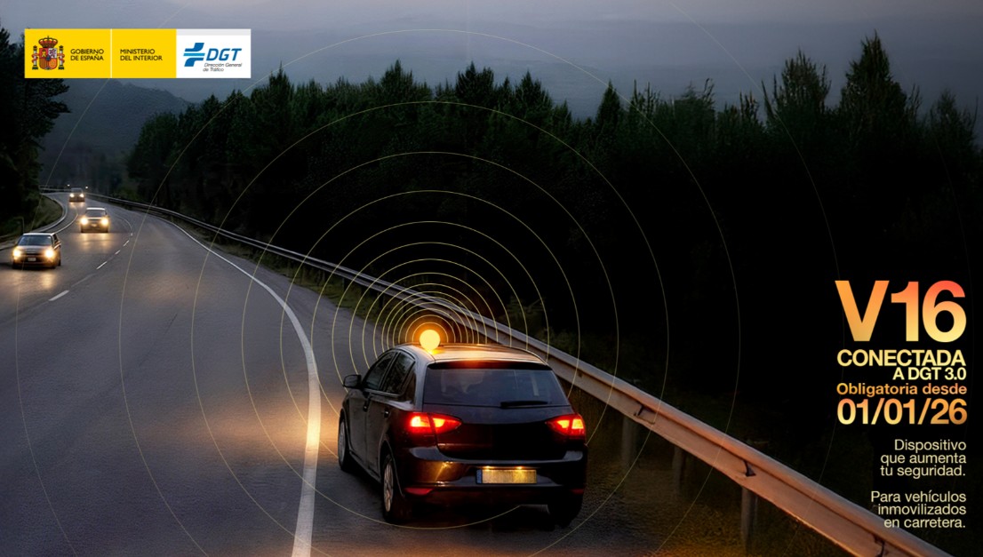 EL DISPOSITIVO V16 SERÁ OBLIGATORIO A PARTIR DEL 1 DE ENERO DE 2026